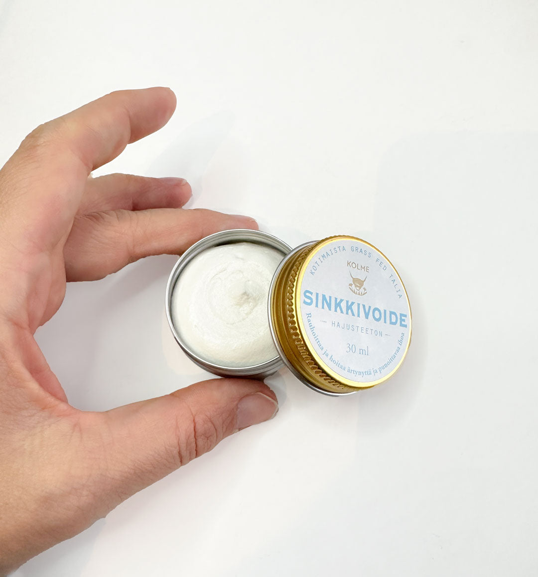 Sinkkivoide 100 Luonnollinen Kolmecosmetics Sinkkivoide 100 Luonnollinen Kolmecosmetics