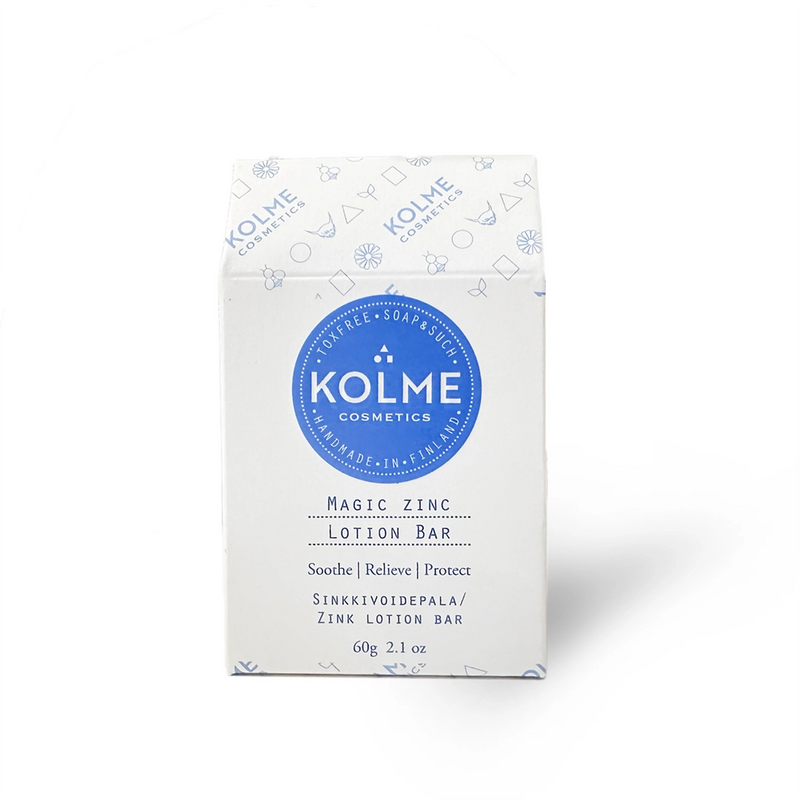 Sinkkivoidepala antaa suojaa iholle ja rauhoittaa ärsyyntynyttä ihoa.