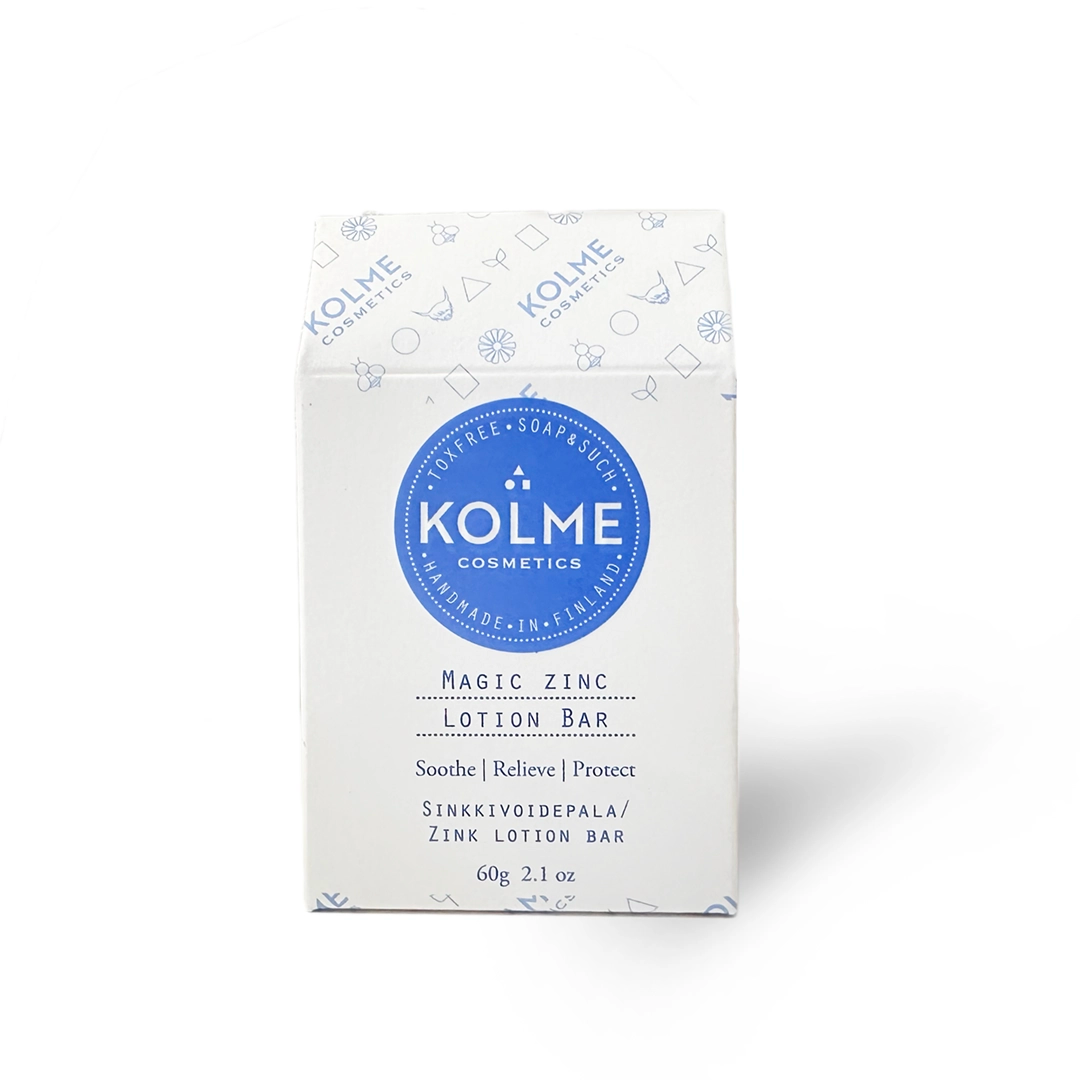 Sinkkivoidepala antaa suojaa iholle ja rauhoittaa ärsyyntynyttä ihoa.