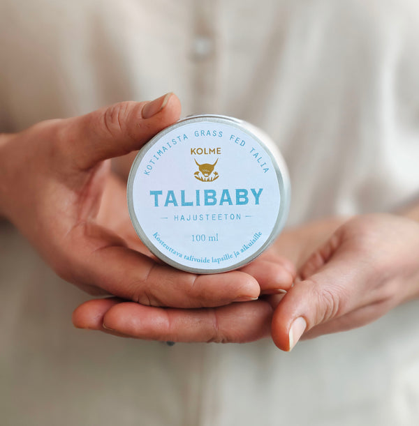 luonnollinen talivoide kuivalle ja herkälle iholle 